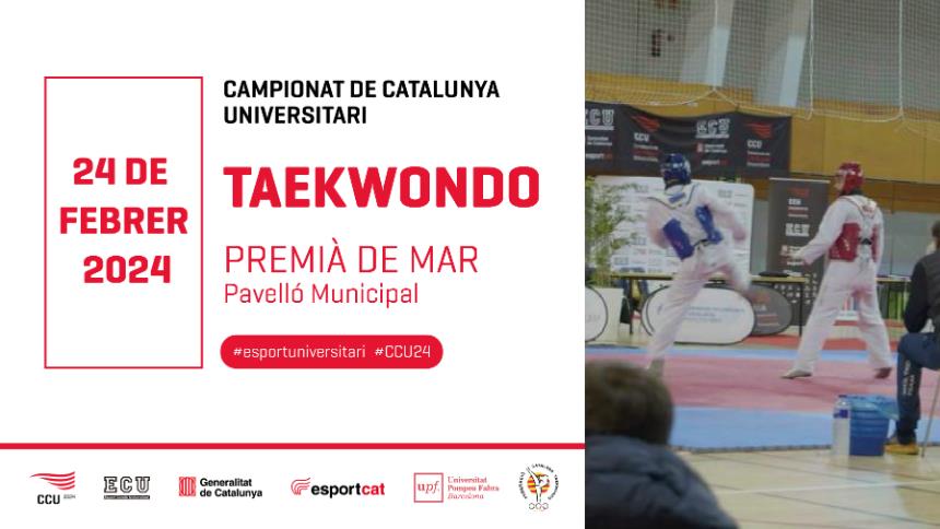 Obertes les inscripcions pel CCU24 de Taekwondo!
